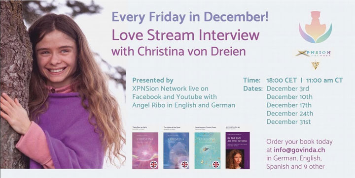 Friday Love Stream met Christina von Dreien in December – Innovatief